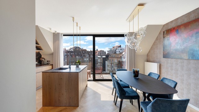 Duplex penthouse au centre de Knokke, à deux pas de la mer
