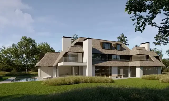 Exceptioneel: casco nieuwbouw met bosperceel, nabij het Zwin