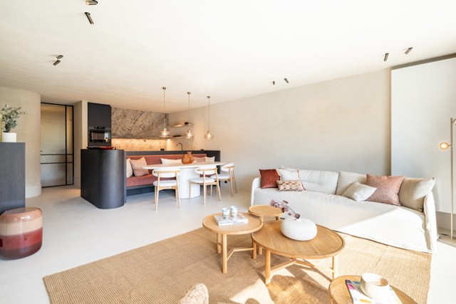 Gerenoveerd appartement in een villaresidentie in het Zoute